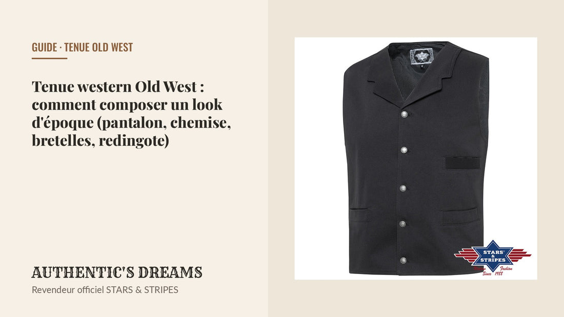 Tenue western Old West : comment composer un look d'époque (pantalon, chemise, bretelles, redingote) — AUTHENTIC'S DREAMS