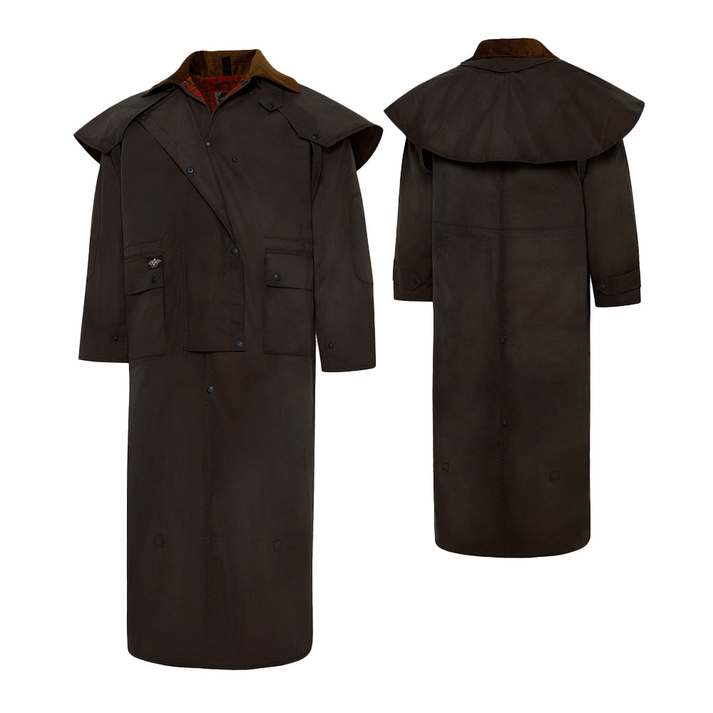 Veste Longue TRAIL DUSTER Brown foncé (Marron Chocolat)