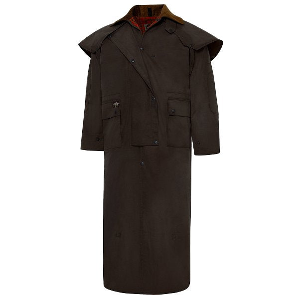 Veste Longue TRAIL DUSTER Brown foncé (Marron Chocolat)