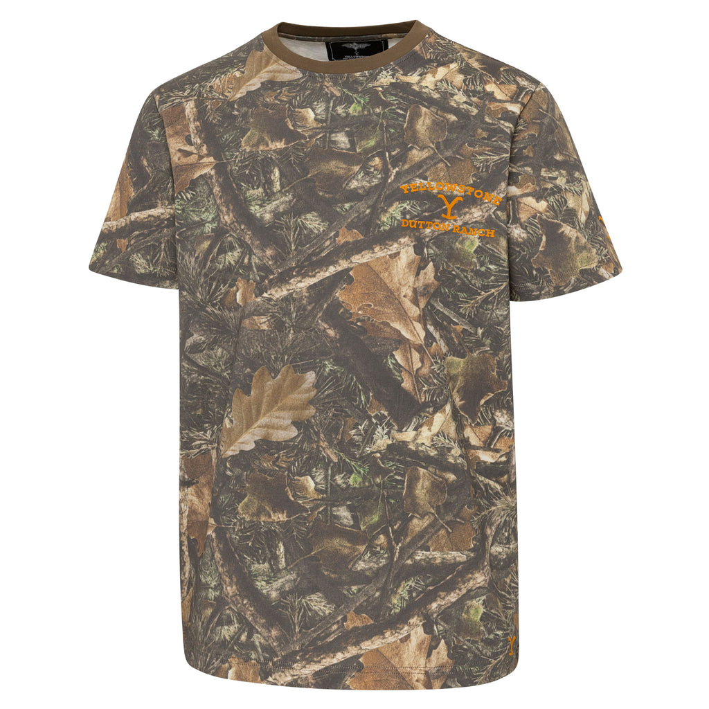 T-shirt  YELLOWSTONE The ride for brand camo (Army)