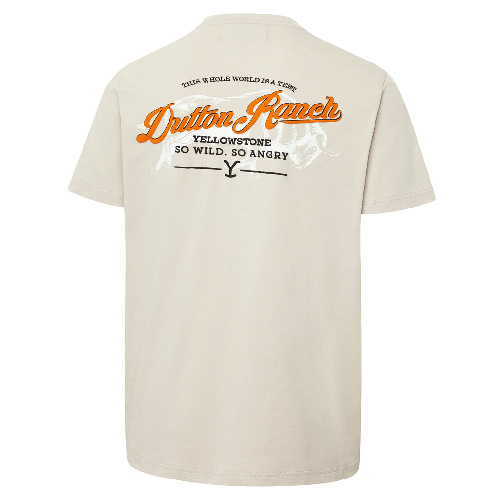 T-shirt  YELLOWSTONE so wild so angry beige