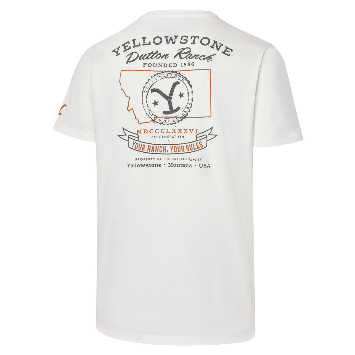 T-shirt  YELLOWSTONE Your Ranch Your Rules