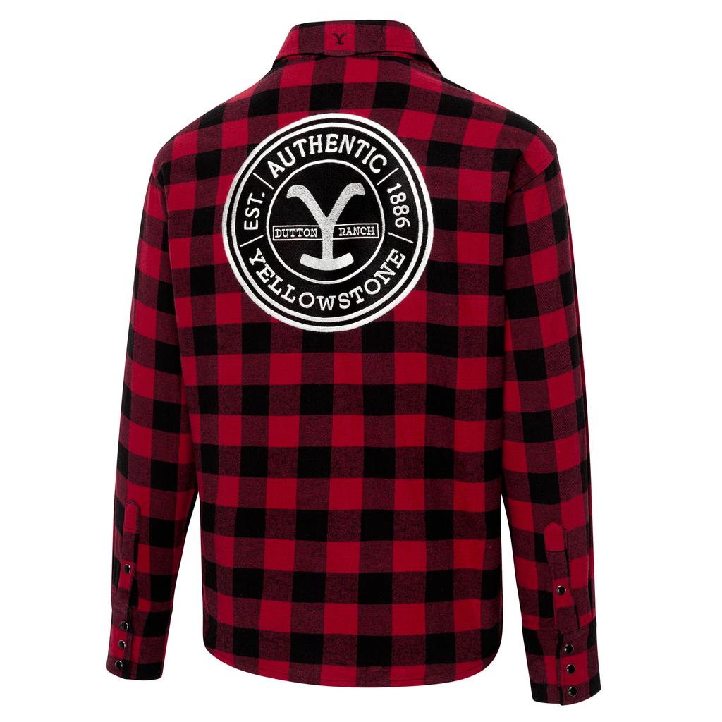 Chemise Canadienne YELLOWSTONE 1886 RED