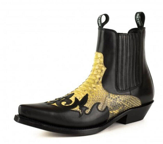 Botte MAYURA ROCK-2500 Noire & Jaune Camel