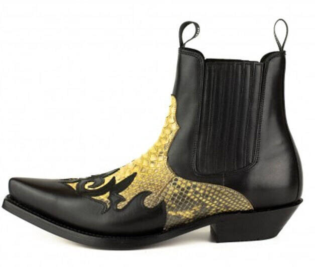 Botte MAYURA ROCK-2500 Noire & Jaune Camel