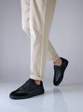 Sneakers ALBA Cuir nappa  / Daim black