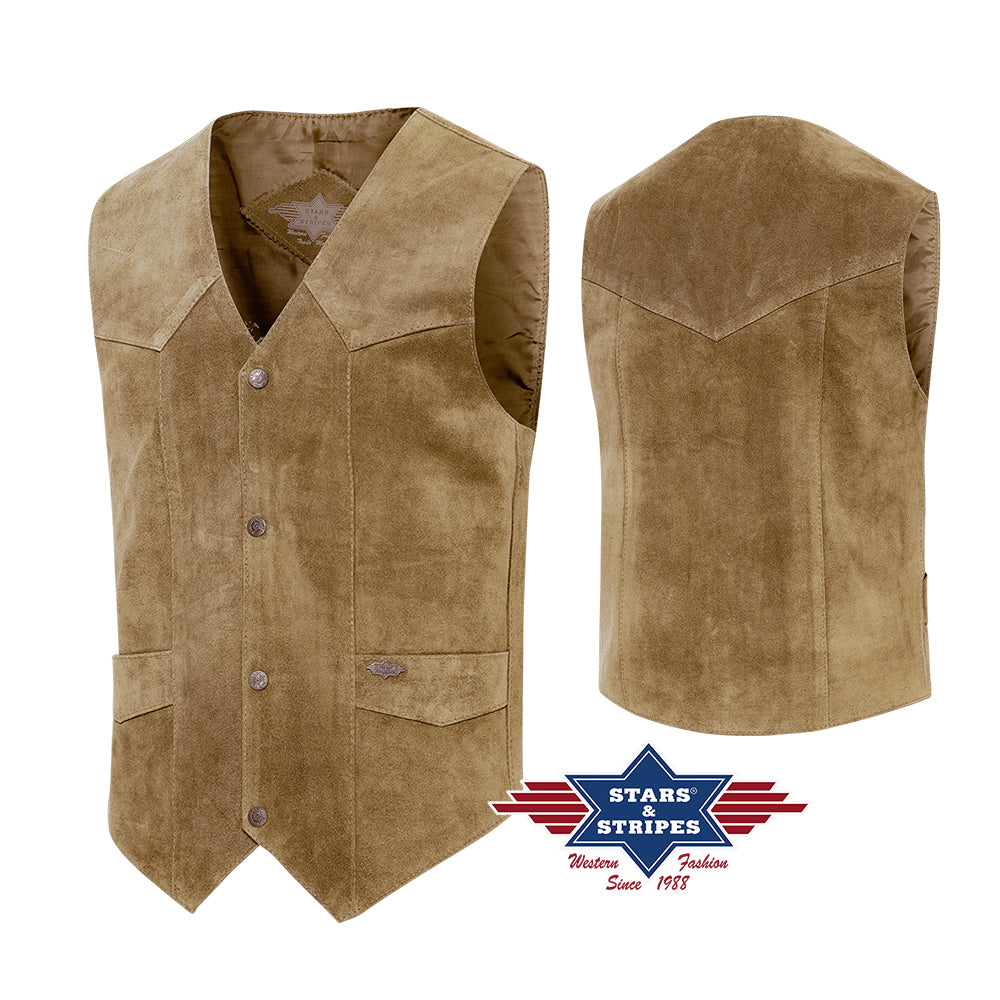Gilet Western ALABAMA Beige