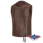 Gilet Western ALABAMA ALAMO (Marron)