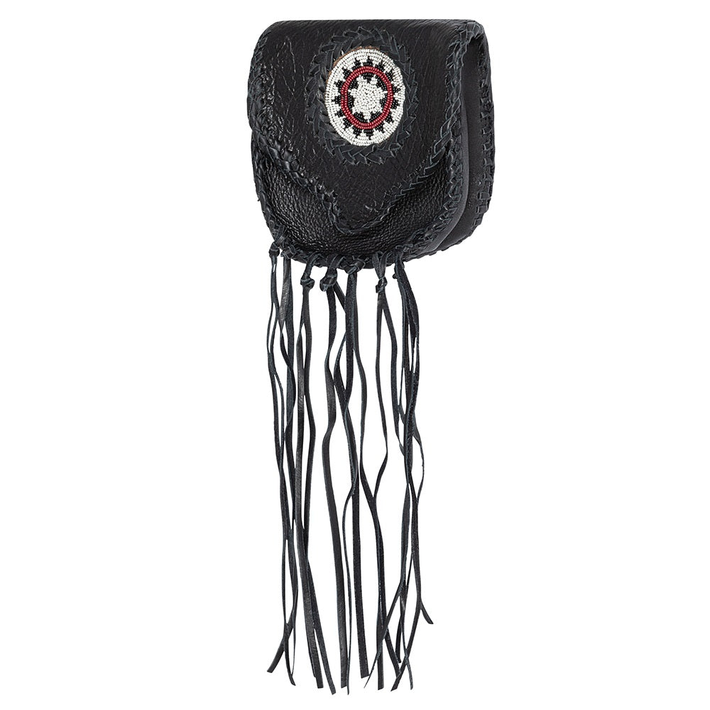 Sac ANOKI Noire (Pochette de ceinture en cuir)