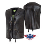 Gilet Western ALABAMA BONANZA (noir)