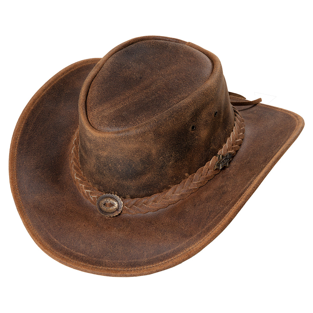 Chapeau Cowboy Cuir CRAZY HORSE