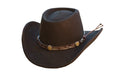 Chapeau Western GAMBLER Black (Noir)