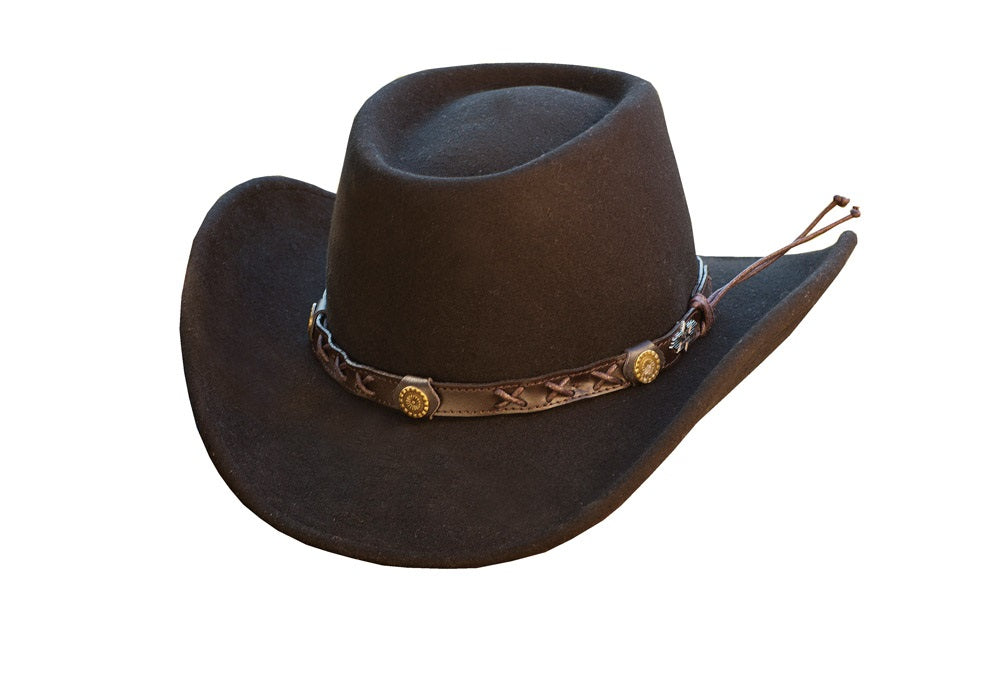 Chapeau Western GAMBLER Black (Noir)