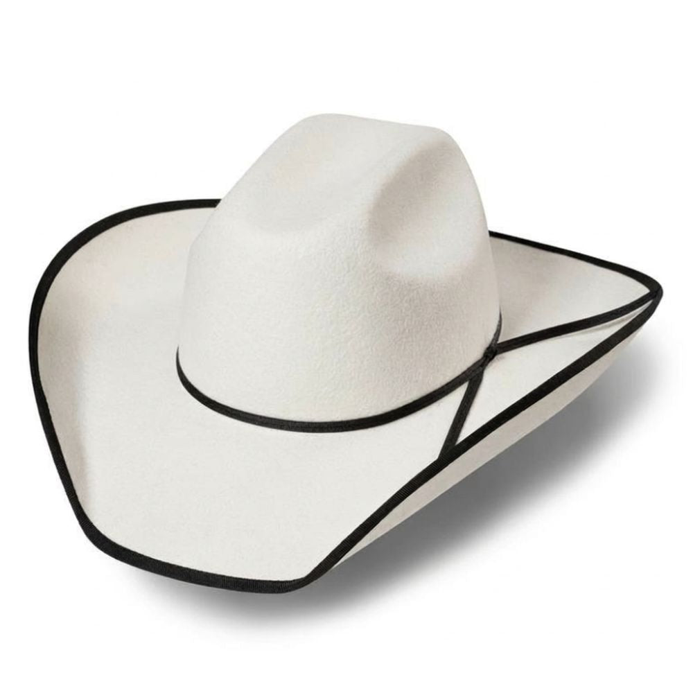 Chapeau Cowboy IOWA SILVERBELLY (feutre blanc neige)