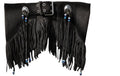 Jupe INDIAN-BELT a Frange Noire