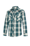 Chemise Western Country Duo JEFF Blue