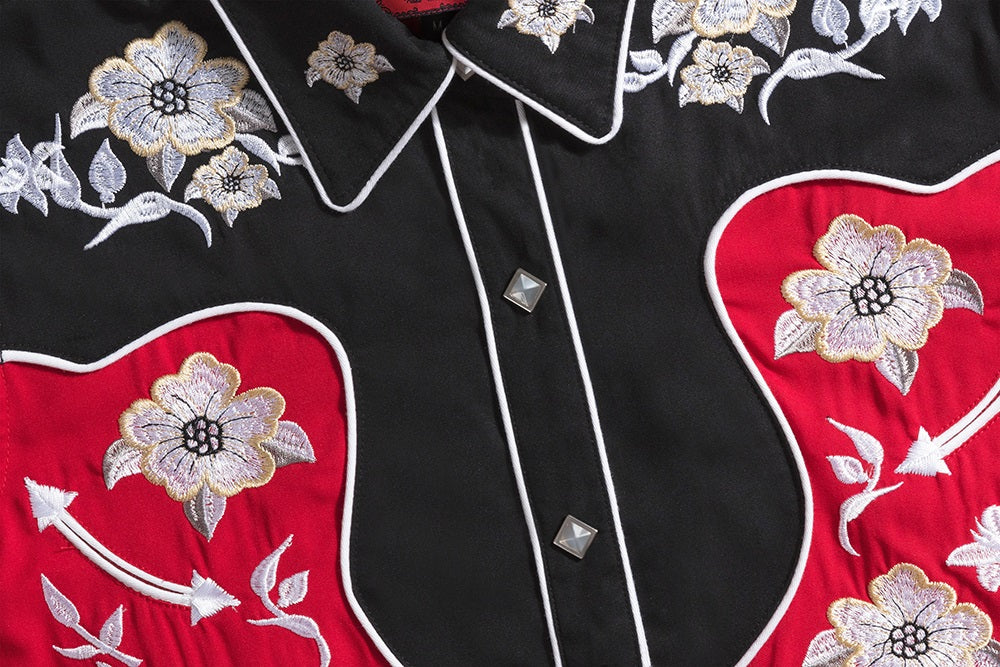 Chemise Western Country LYNN RED