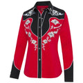 Chemise Western Country LYNN RED
