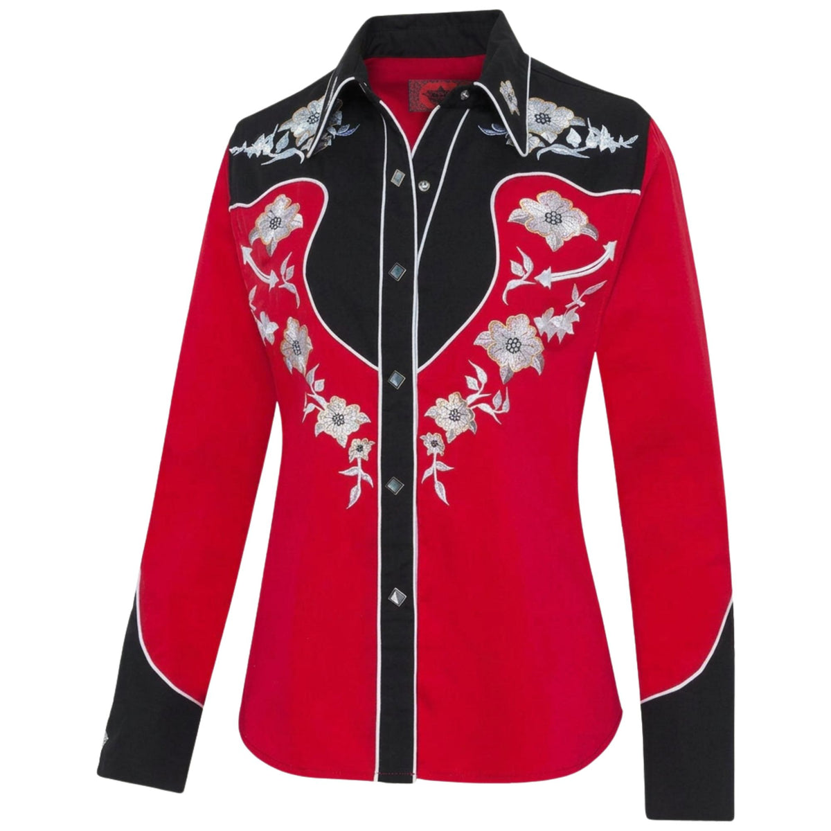Chemise Western Country LYNN RED