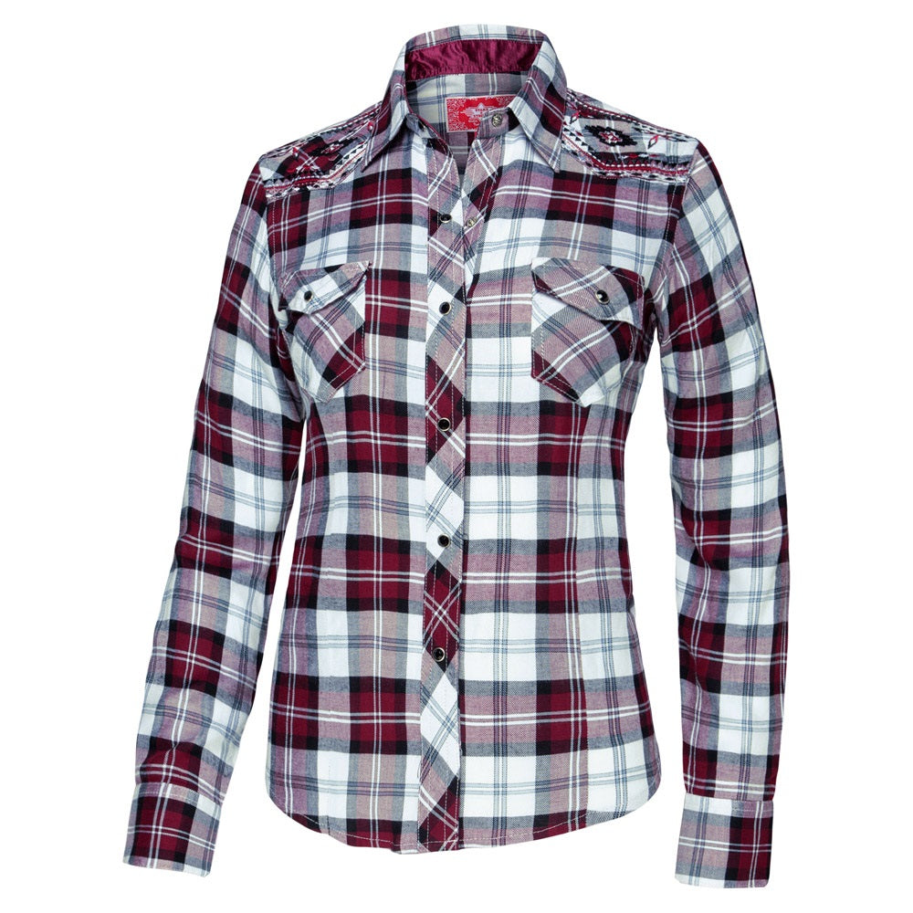 Chemise Western Country PASSADENA RED