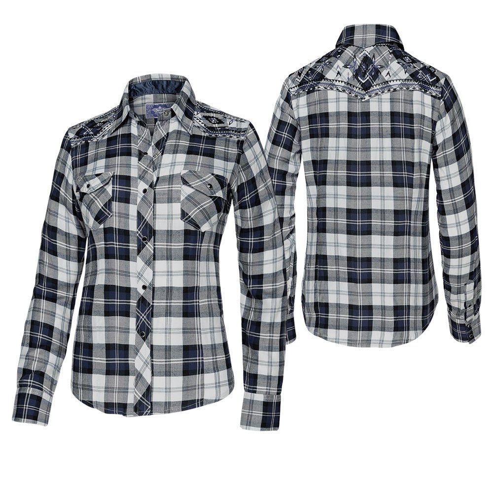 Chemise Western Country PASSADENA BLUE