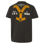 T-shirt  YELLOWSTONE Ride for the brand antracite