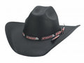 Chapeau Western Country RODEO PBR BLACK