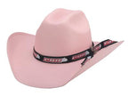 Chapeau Western Country RODEO PBR PINK