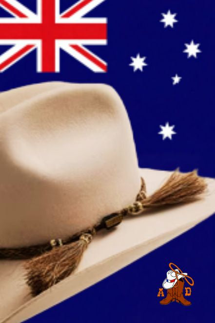 Chapeau Western Australien ROUGH RIDER AKUBRA Sable