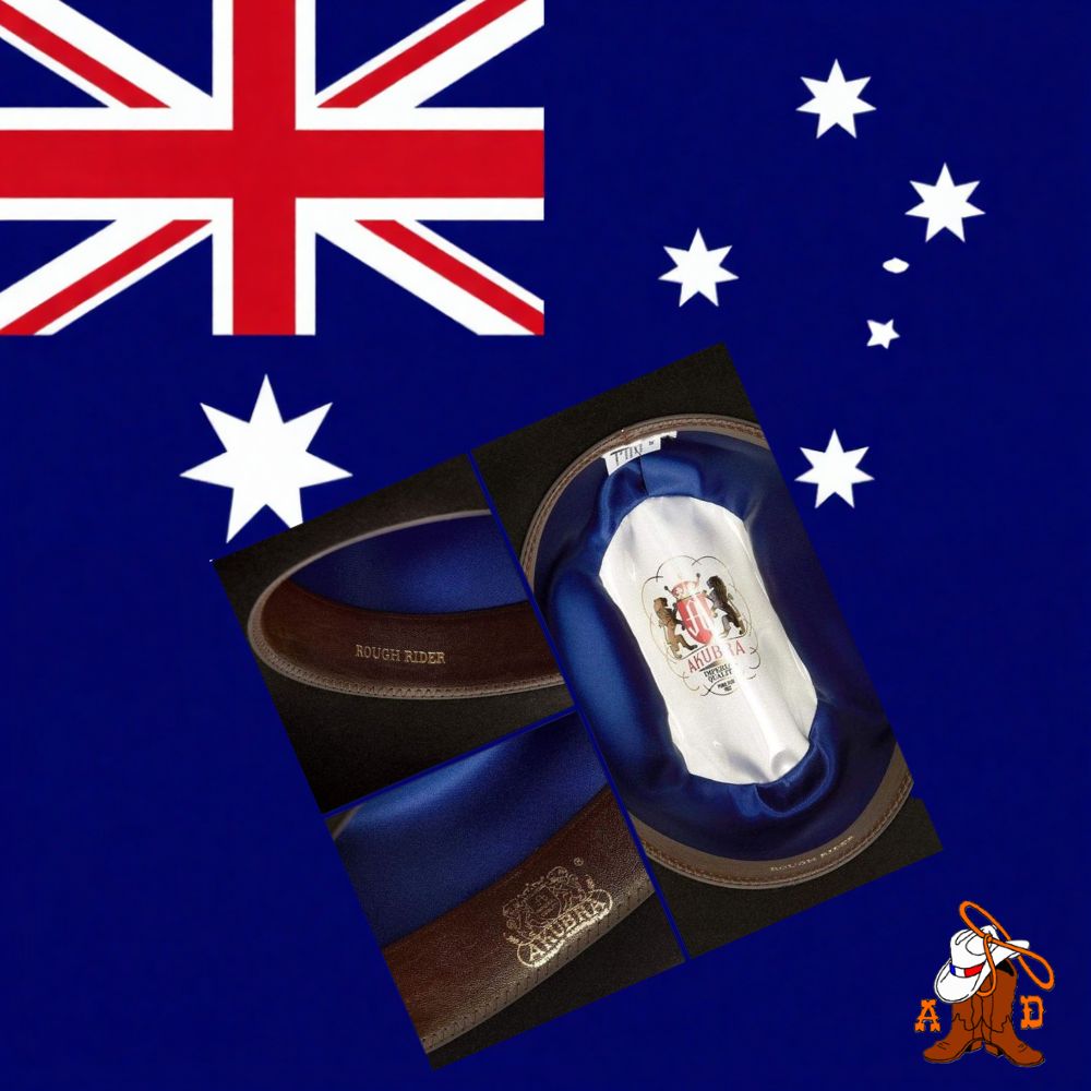 Chapeau Western Australien ROUGH RIDER AKUBRA Noir