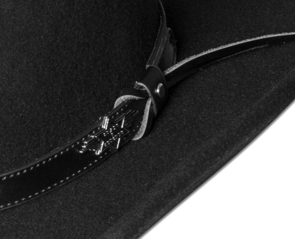 Chapeau Western BAD BEAT Black (Noir)