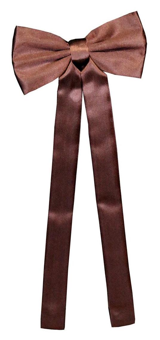 Cravate de cowboy occidentale T-03 MARRON CHOCOLAT