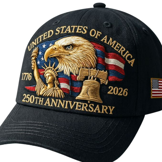 Casquette Édition 250 ans USA 1776-2026 - Black
