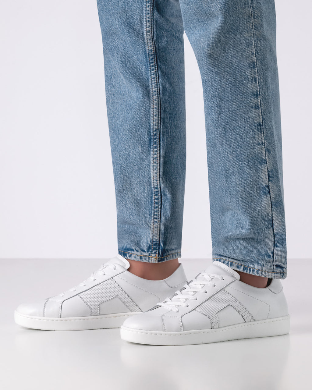 Sneakers MARSALA Cuir Blanc