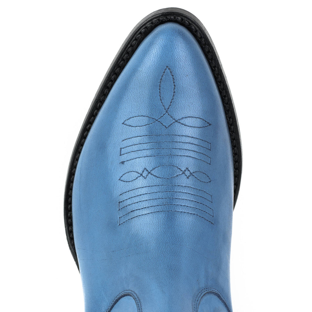 Boots MAYURA femme Cuir Bleu Ocean