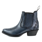 Boots MAYURA femme Cuir Bleu Marine