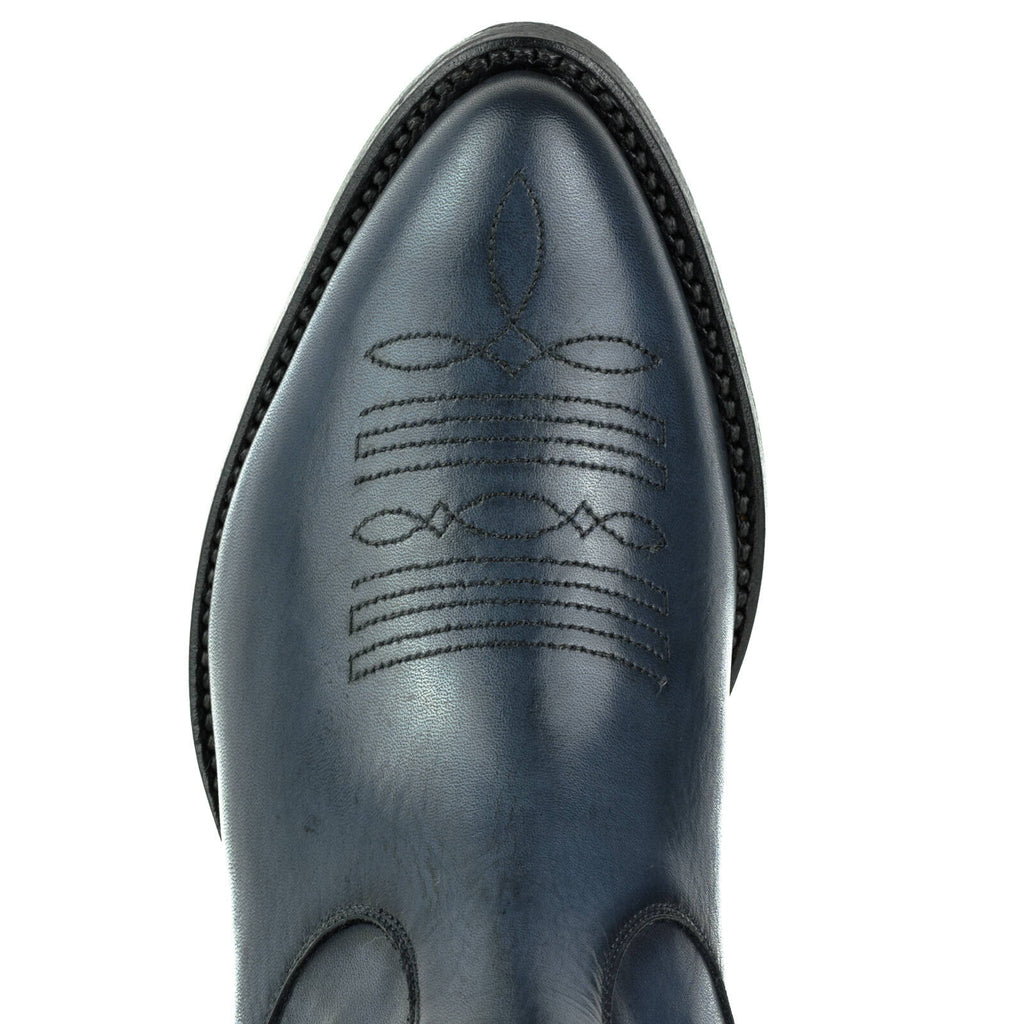 Boots MAYURA femme Cuir Bleu Marine