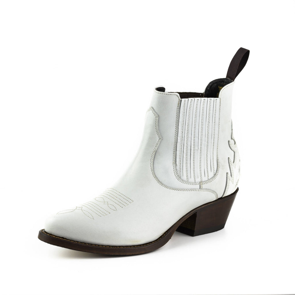 Boots MAYURA femme Cuir Blanc