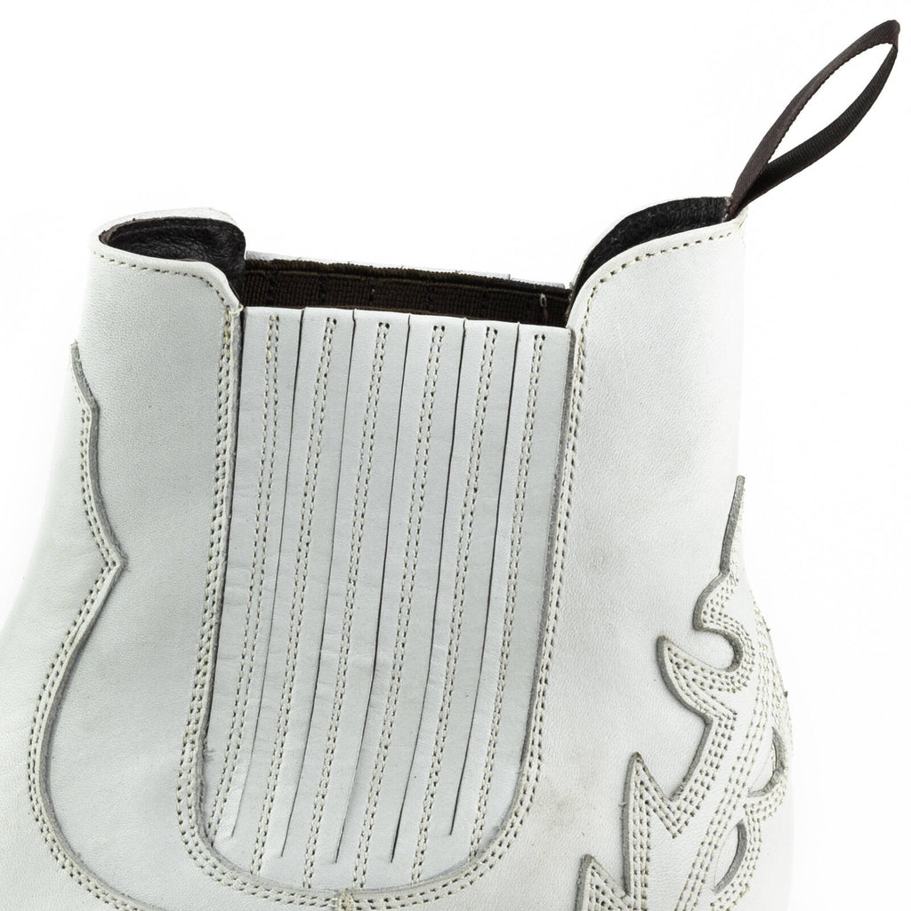Boots MAYURA femme Cuir Blanc