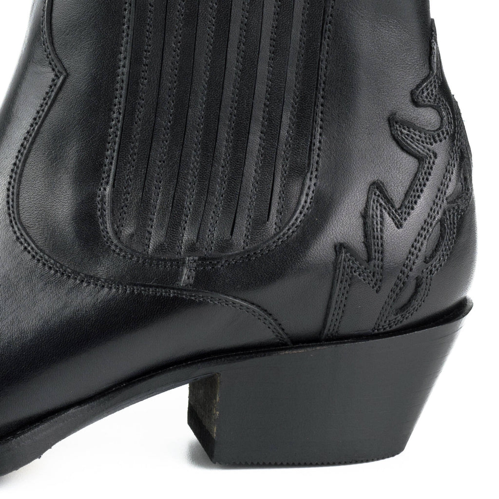 Boots MAYURA femme Cuir Noir