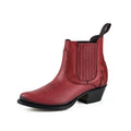 Boots MAYURA femme Cuir rouge