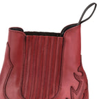 Boots MAYURA femme Cuir rouge