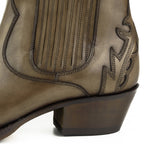 Boots MAYURA femme Cuir Marron (Taupe)