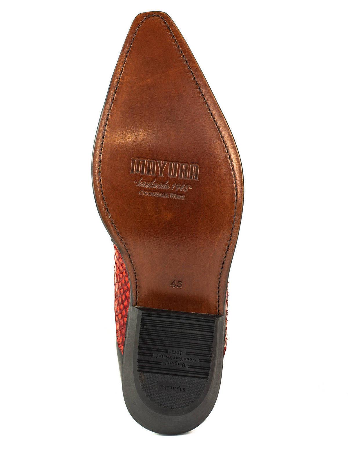 Botte MAYURA ROCK-2500 Rouge & Noire