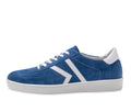 Sneakers SALERNO Daim jeans / Cuir blanc