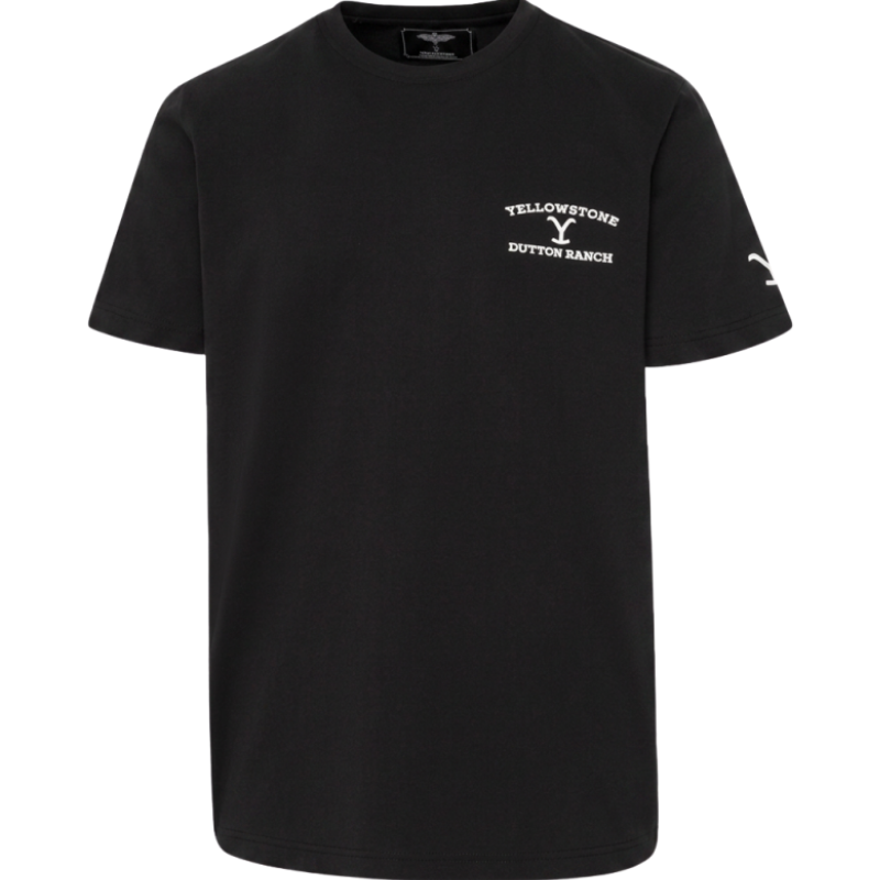 T-shirt  YELLOWSTONE so wild so angry black